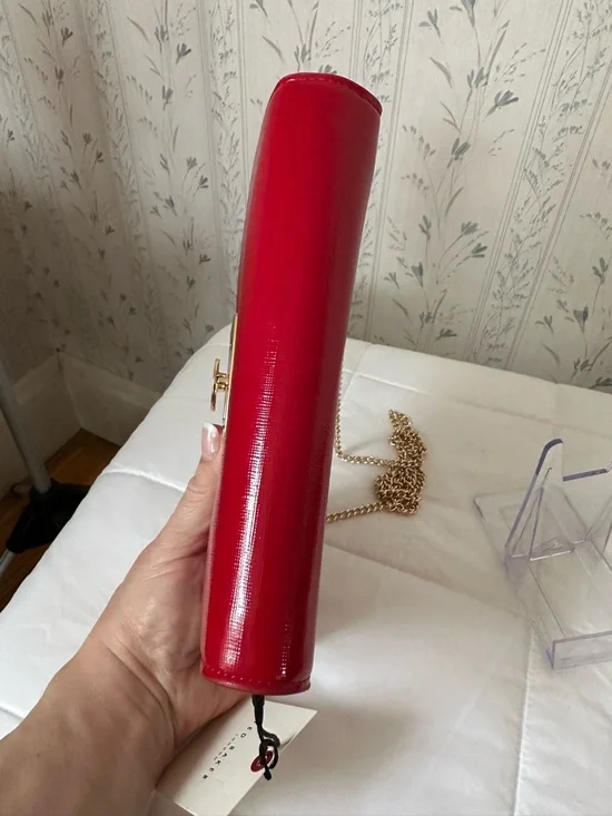 Ted Baker Red Clutch Crossbody - Picture 8 of 13